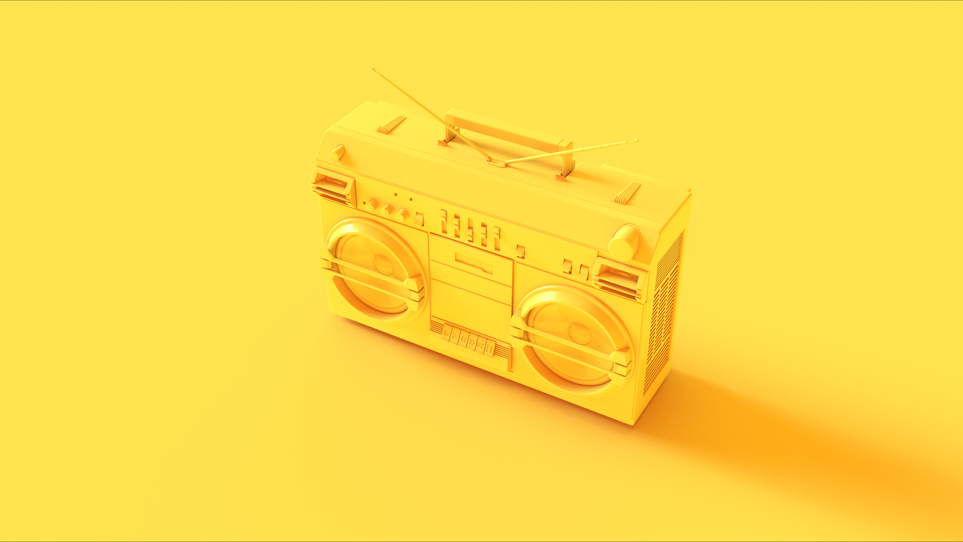 Yellow Boombox