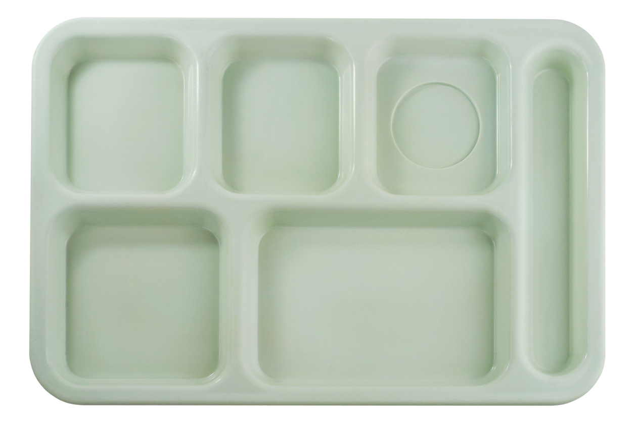 Empty School Lunch Tray